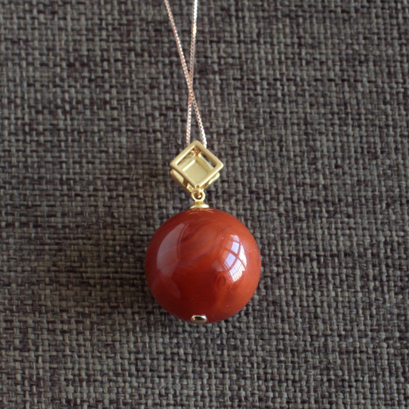 玛瑙水玉冰魄天然南红吊坠毛衣项坠项链项坠