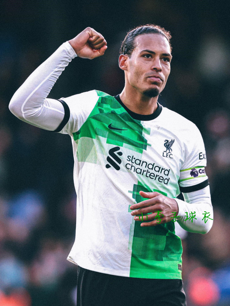 正品利物浦球衣11号萨拉赫2324客场索博斯洛伊努涅斯阿诺德足球服