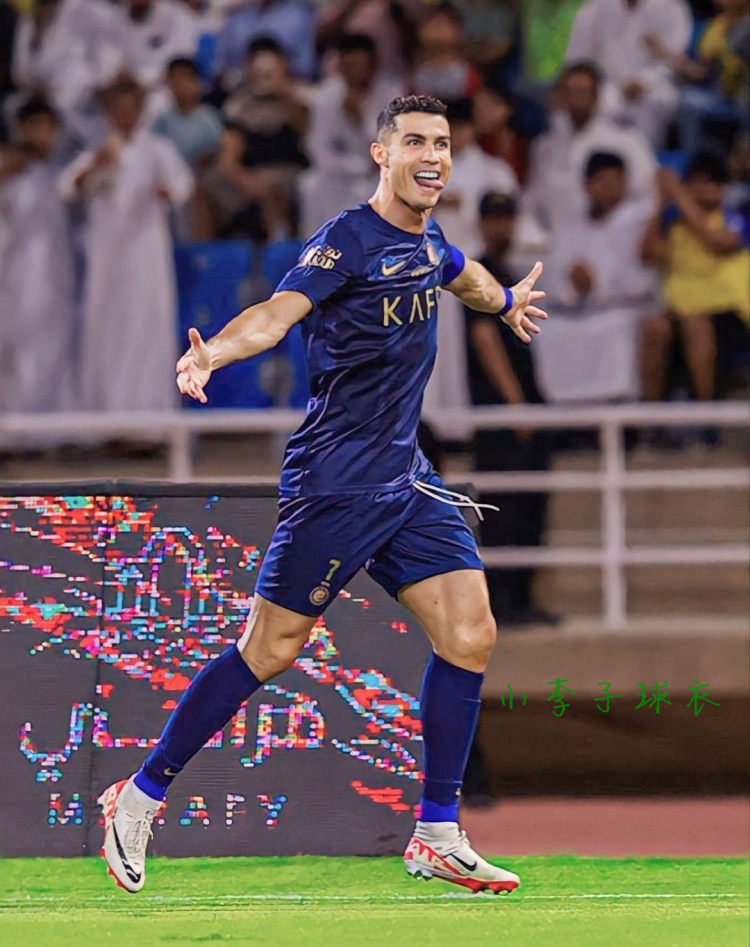 正品利雅得胜利7号c罗球衣中国行客场2324新赛季cr7球员版足球服