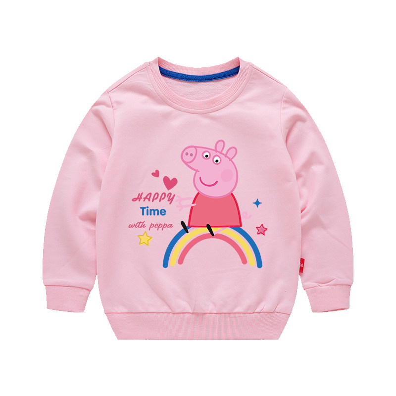品牌正品品小猪佩奇奇童装小女童peppapig纯棉衣服卫衣
