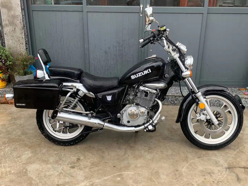 二手铃木风暴巡航太子摩托车电喷复古美式哈雷摩托车整车