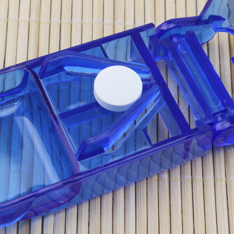 药器带刀切片器可固定药片分割便携药盒磨碾药盒