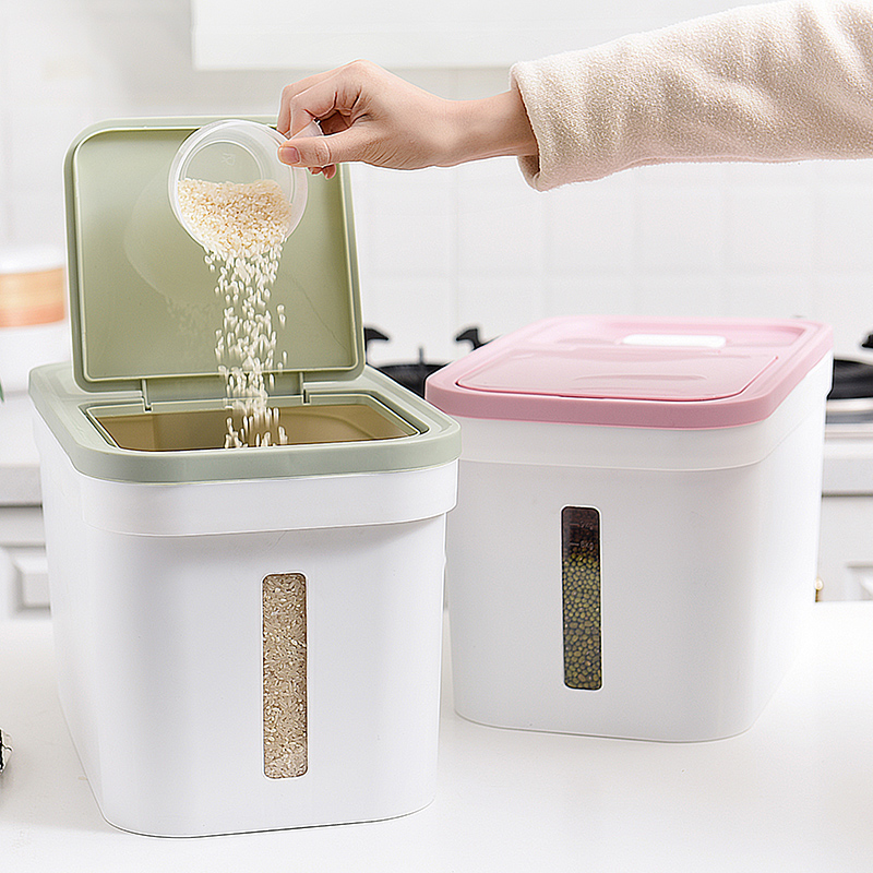 装米桶20斤家用米缸防虫防潮潮米盒子密封储米箱米桶