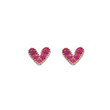 S925 sterling silver love earrings female little red heart earrings Korean small fresh cold wind earrings student birthday gift S925 sterling silver love earrings female little red heart earrings Korean small fresh cold wind earrings student birthday gift