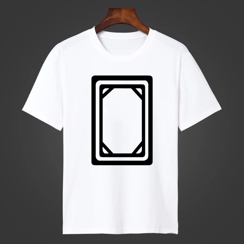 麻将短袖东南西北中发白板麻雀筒条万文化衫节目演出服t恤