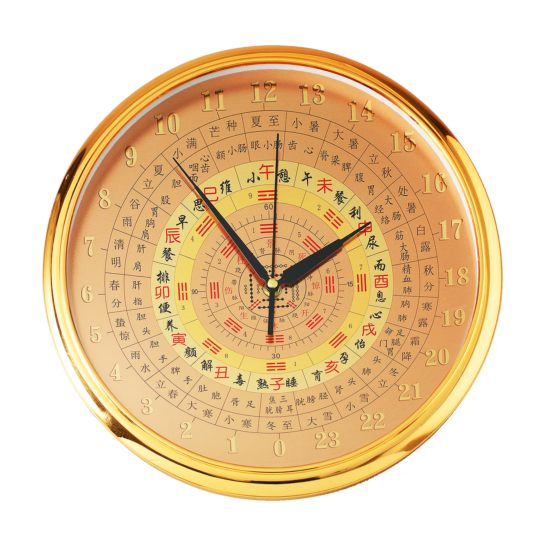 客厅八卦吉祥物挂件中式壁挂钟表挂钟创意意中挂钟