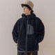 NOTHOMME Japanese tide brand beige fleece lamb fleece jacket hooded cotton coat men's autumn and winter youth cotton coat NOTHOMME Japanese tide brand beige fleece lamb fleece jacket hooded cotton coat men's autumn and winter youth cotton coat