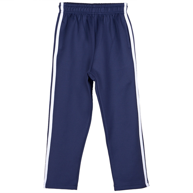 小学生校服长裤藏青深蓝色男童童女儿童运动两条裤子