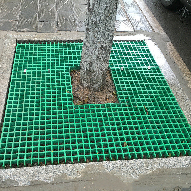 树池篦子护树板绿化防尘用树坑盖板树穴篦子复合树篦子树围格栅板_双