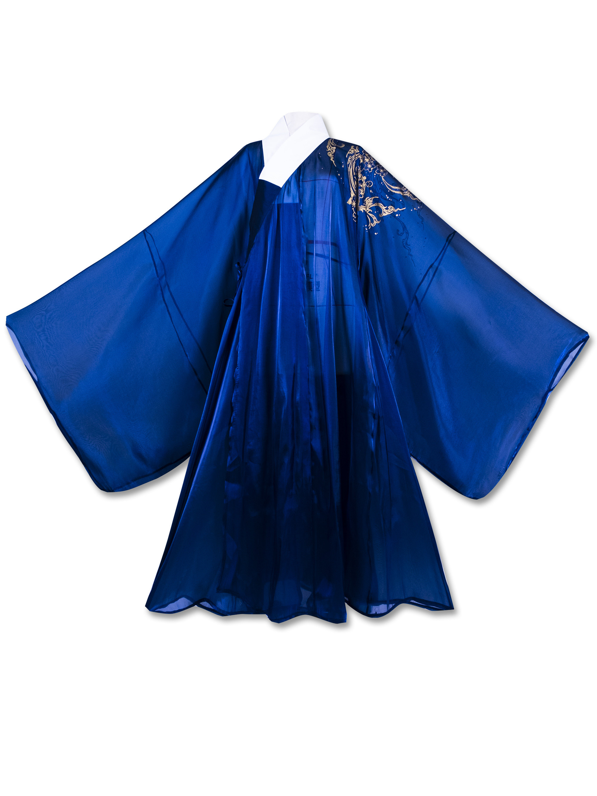 菁芸阁随缘汉服男明制夏季薄款交领长袍道袍情侣装汉服