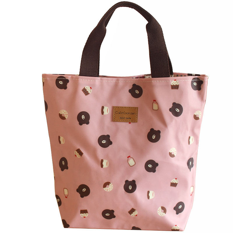 韩国面料复古古风防水牛津布a4杂志吸扣手提包女士包袋