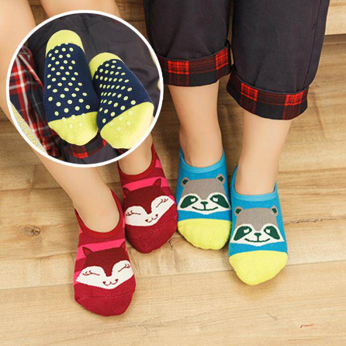 幼儿地板袜纯棉毛袜套防滑软底儿童室内早教中筒袜