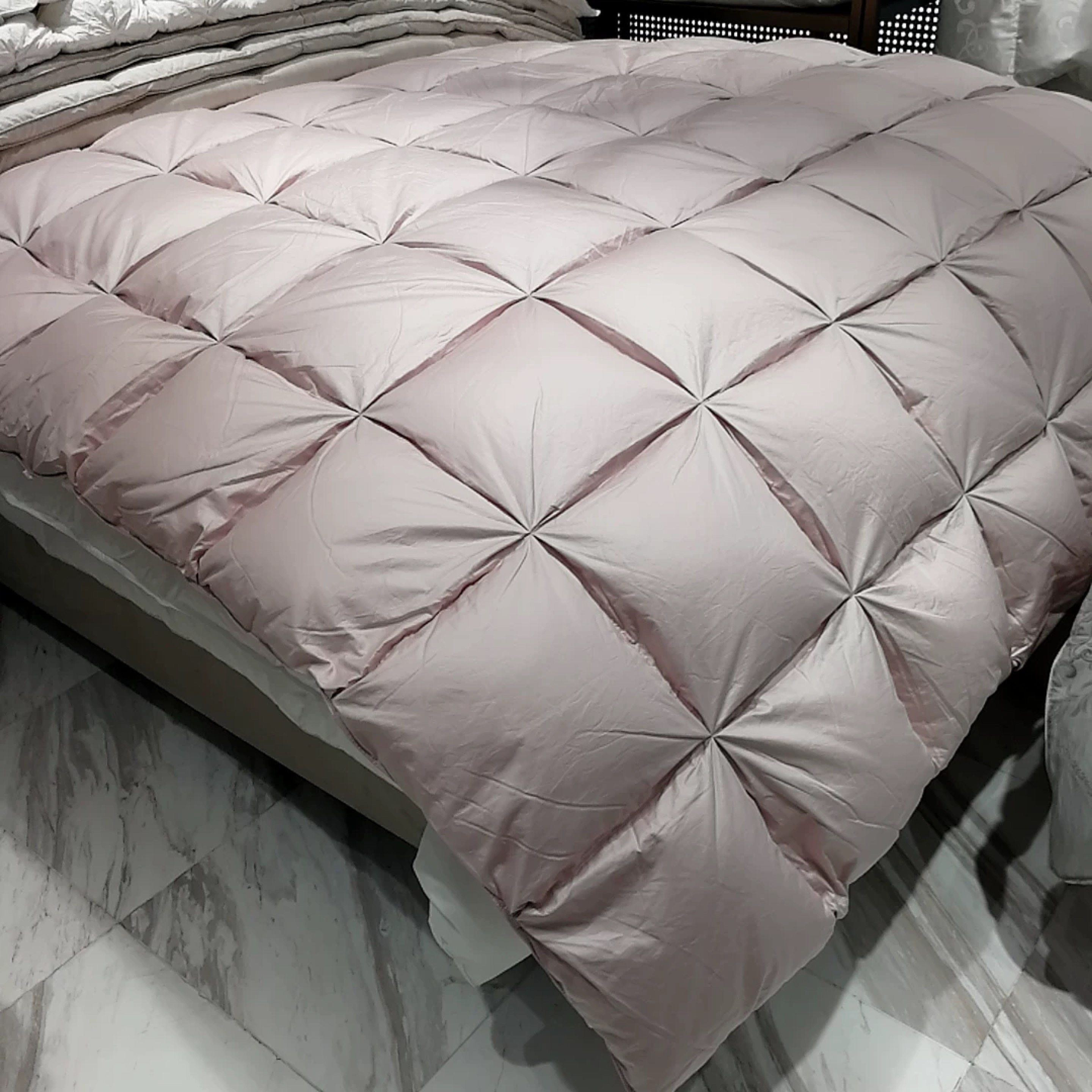 鹅绒美庭2米羽绒被水洗双人保暖家纺白鹅绒绒被羽绒