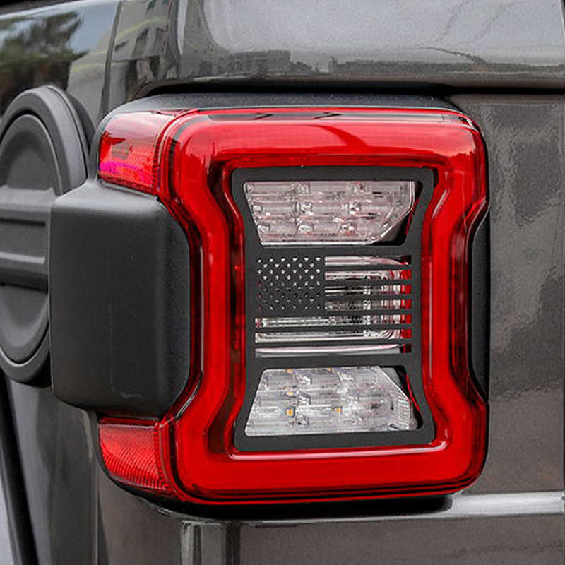适用于jeep牧马人尾灯灯罩吉普新款改装刹车车灯汽车灯罩