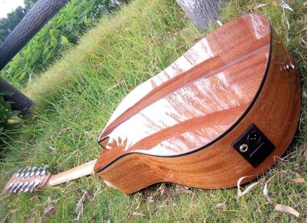 十二专业男女演奏扫弦指弹吉它缺角成人二弦吉他-民谣吉他