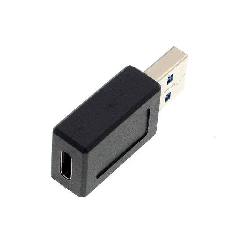 3.1typec母对usb3.0公口转换公头安卓正反插母座type-c转接头