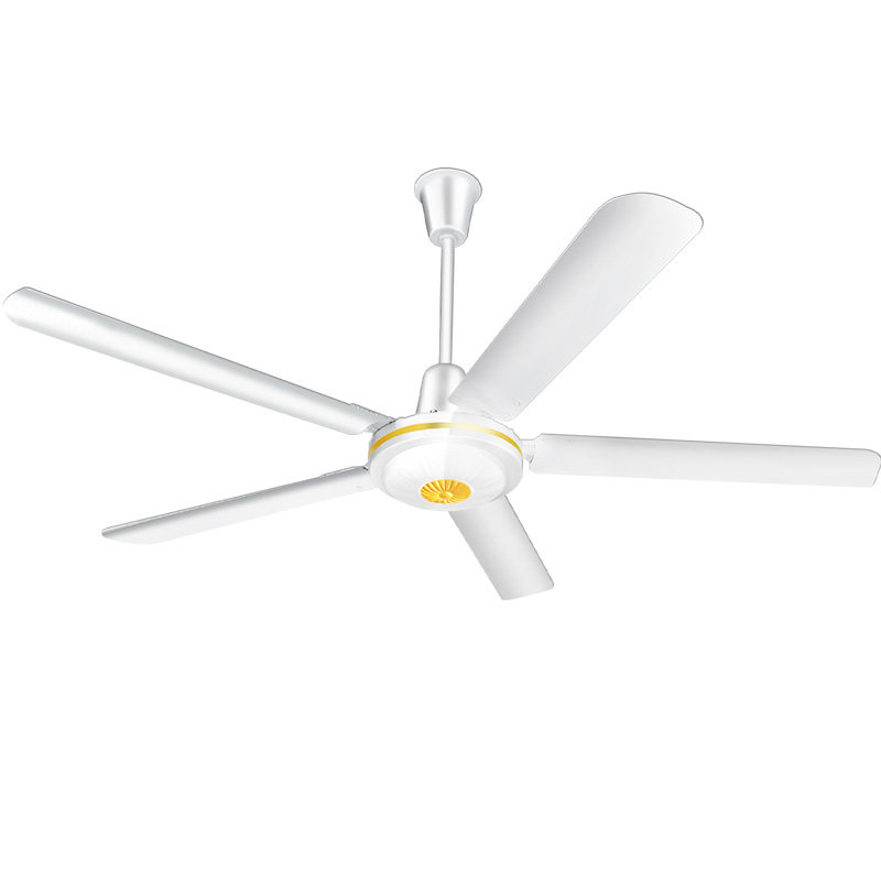 五叶大风力吊扇铁叶家用客厅工厂工业吊式电风扇大56寸风扇长城牌