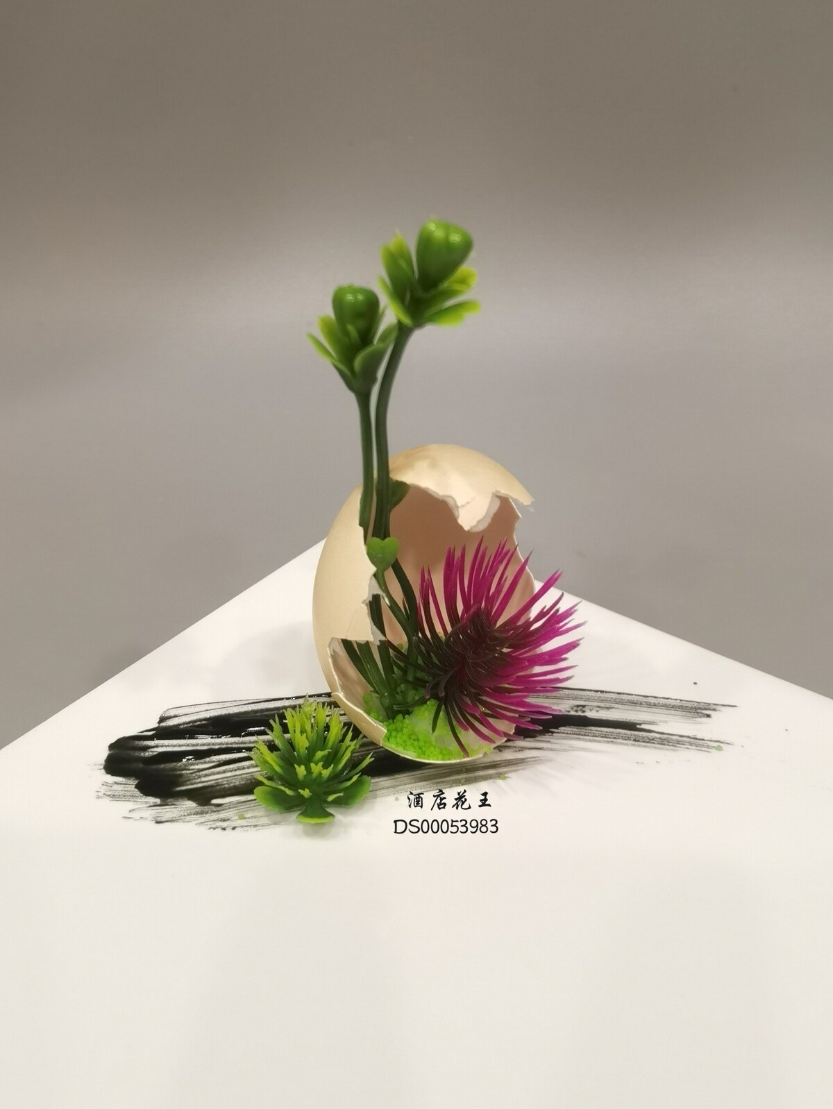 仿真塔小花创意盘饰配件厨房插花用品塑料酒店仿真花