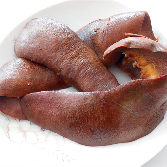 诸城烧烤沙肝诸城烧肉猪连体诸城特产烤猪脾猪帖腰开袋即食下酒菜