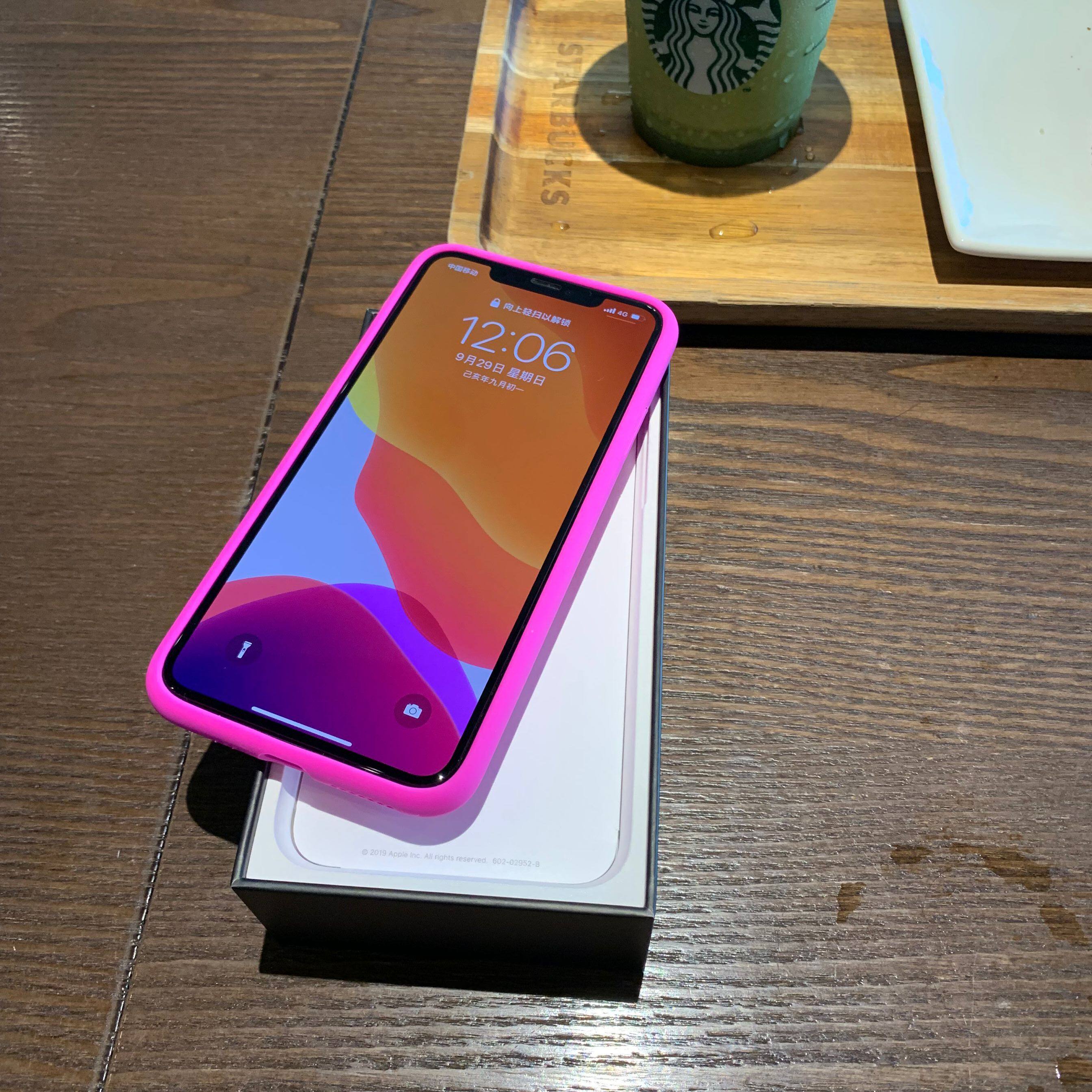 全包液态硅胶 iphone11pro max手机壳适用于苹果11玫红色防摔软女