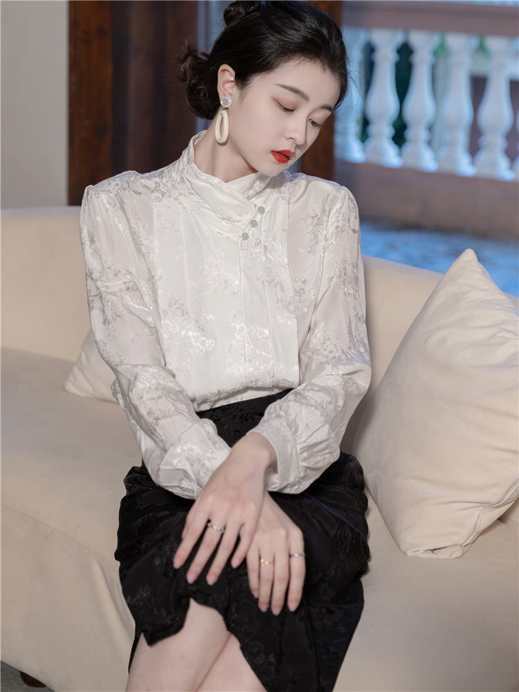 高冷范盐系炸街穿搭盘国风元素女装套装高级御姐时尚套装