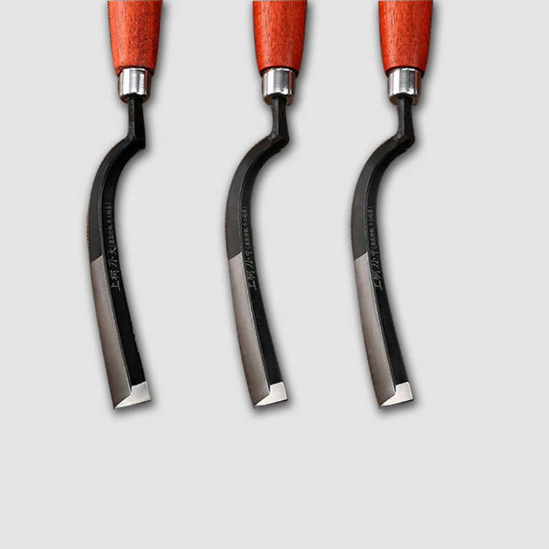 橡胶四叶割胶刀圆口弧口冰雕雕刀收割农场专用雕刻刀