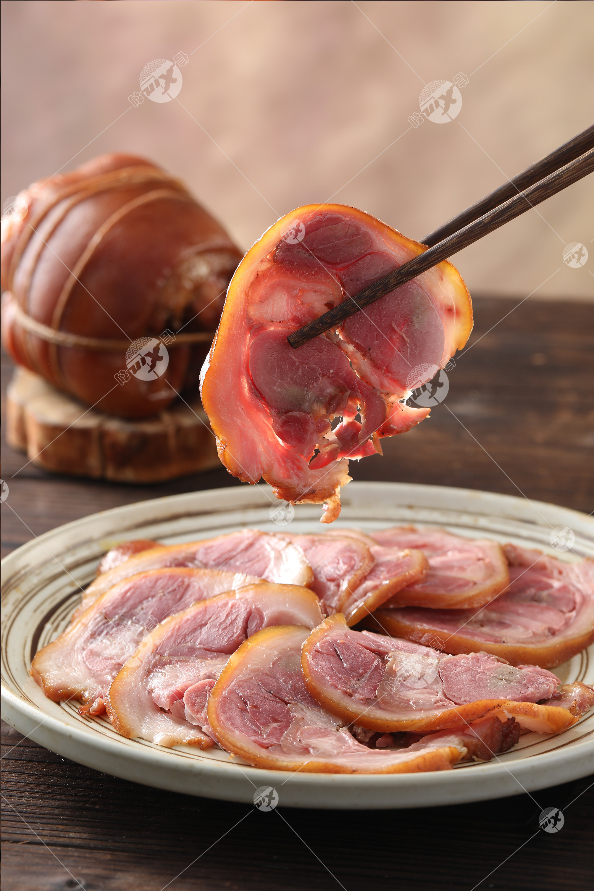 鞍山市上海信利熏腊肘子420440克其它