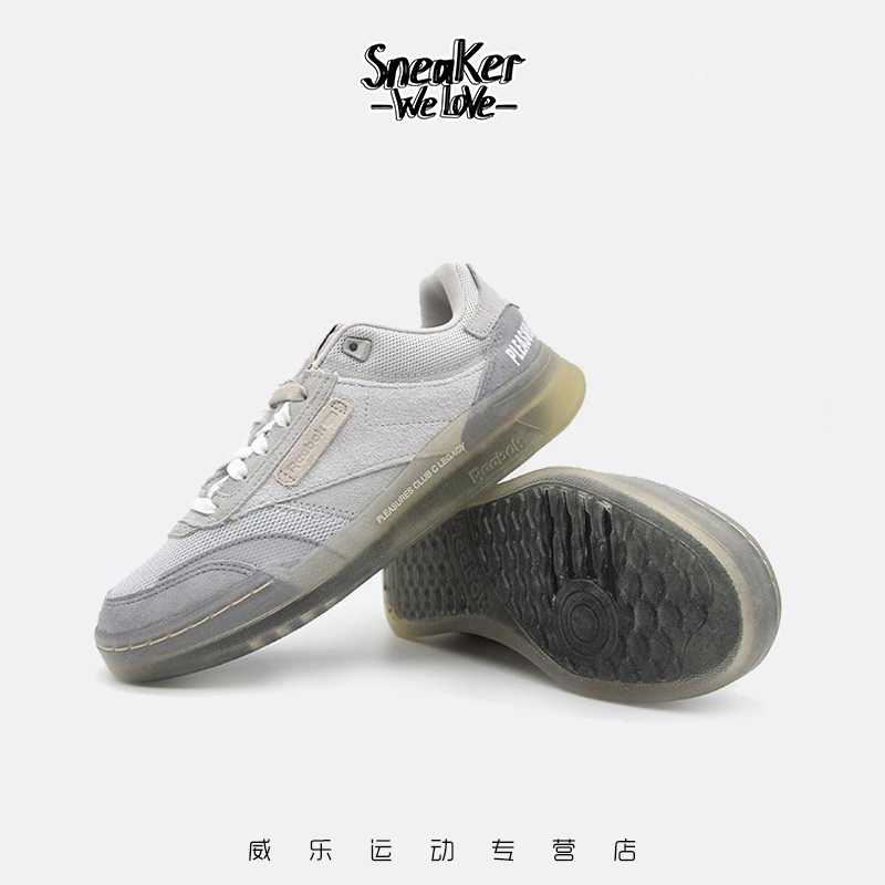 Reebok锐步 Club C Legacy x Pleasures 联名运动休闲鞋 GW2639