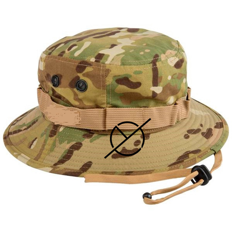奔尼帽 非军版户外军迷MC防晒帽渔夫帽战术帽子防紫外深海蓝军绿