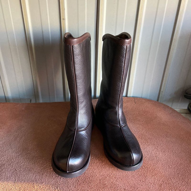 男士春季民族风新款牛皮蒙古靴藏马丁沙漠耐磨时装靴