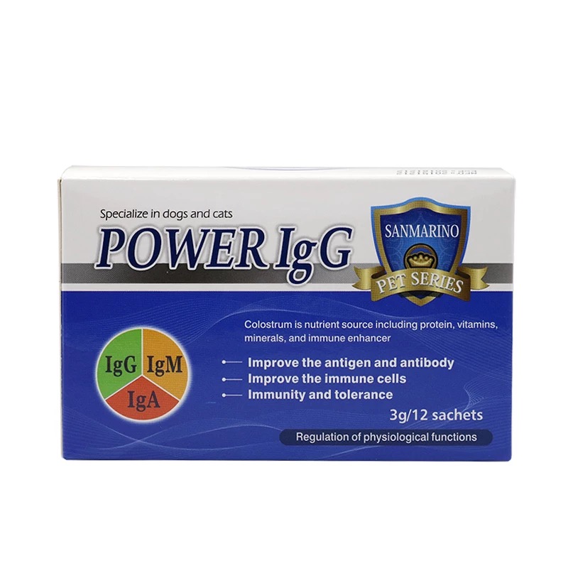 sanmarino美国圣马利诺免疫球蛋白提高抵抗力免疫力增肥发腮猫瘟