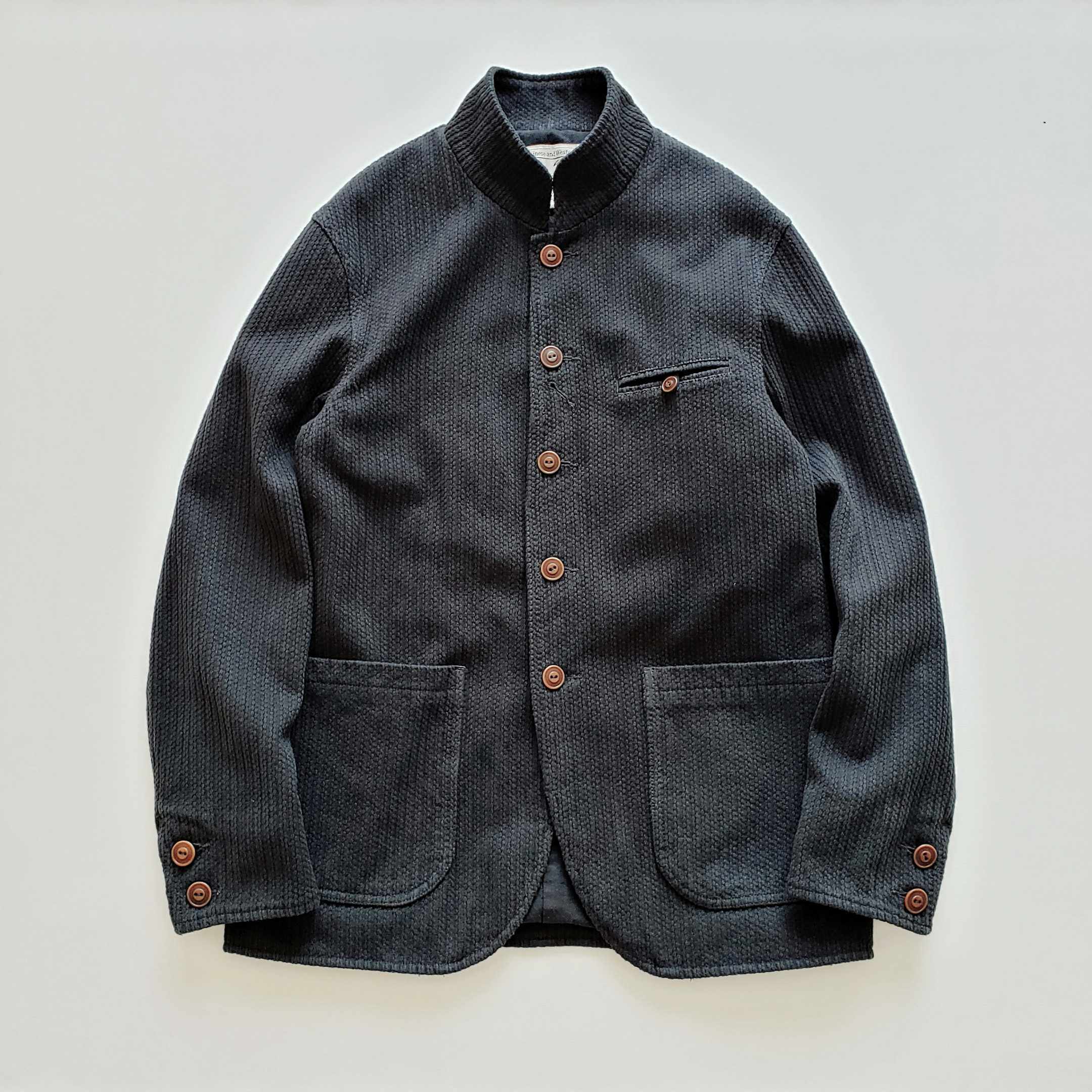 西里里布剑道立领休闲西服外套司闸员咔叽复古西服