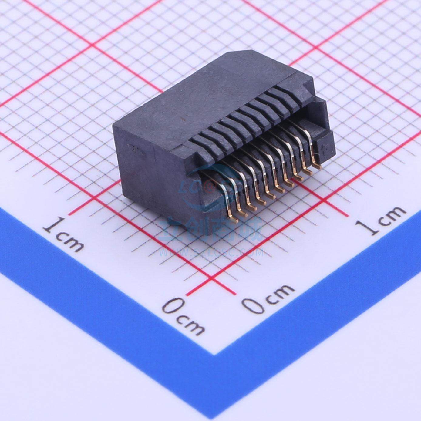 金手指连接器sfp座子092caac20aa直拍可配bom连接器