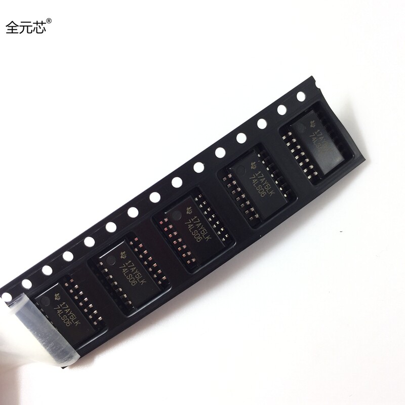 74ls06芯片ic集成电路逻辑逆变器缓冲器52mm贴片sop14芯片