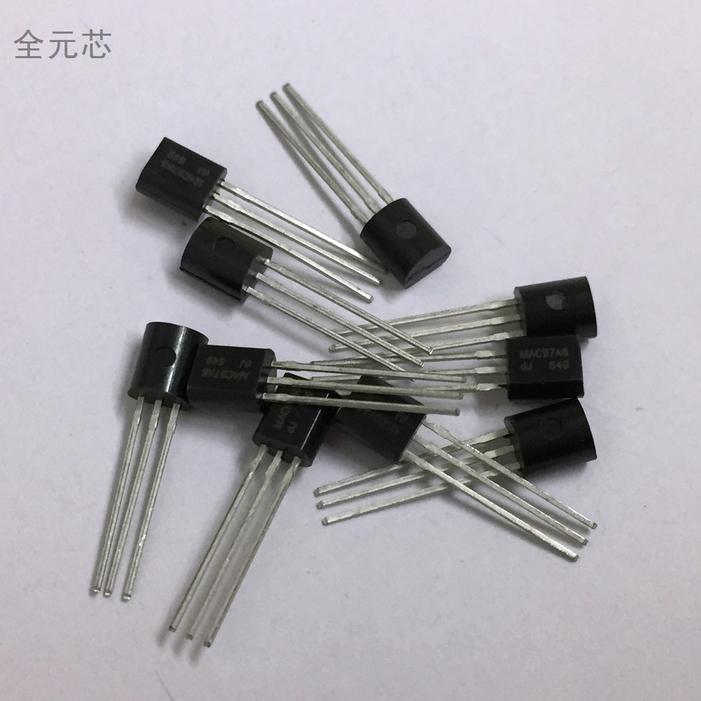 mac97a6双向可控硅晶闸97a6直插晶体三极管to921发10个晶闸管