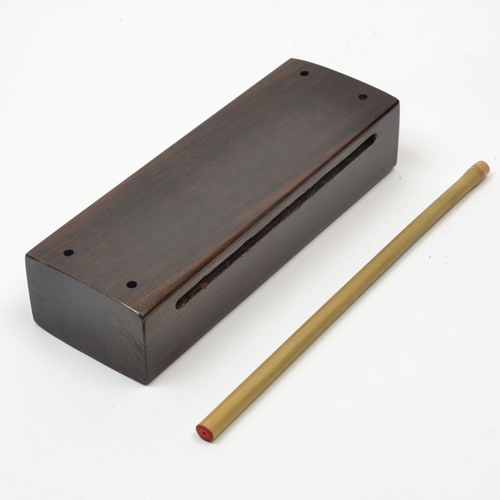 低音山野乌木长角木鱼梆子打击乐器棒子梆子