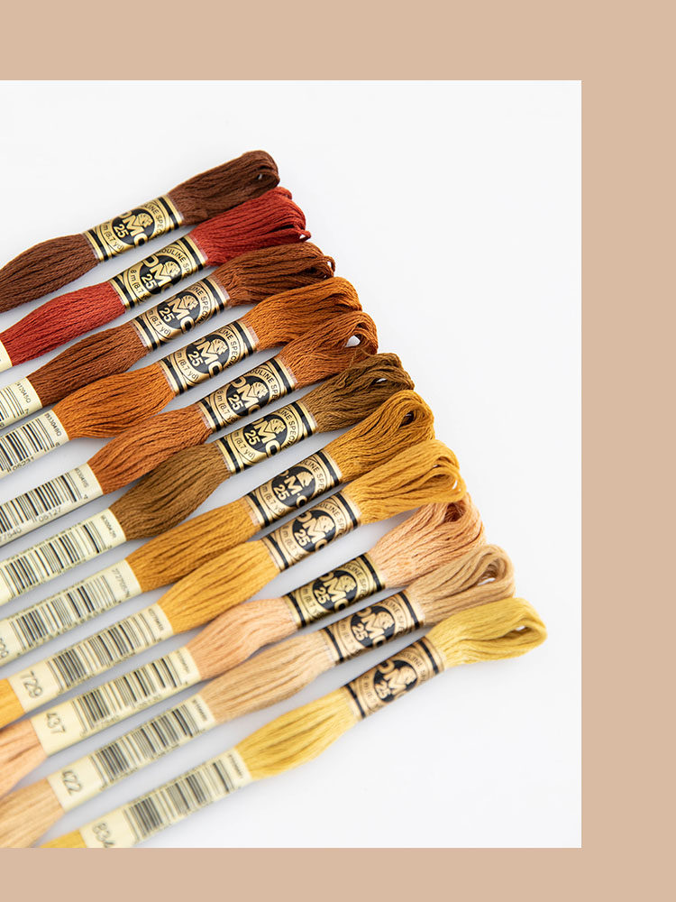 法国正品dmc十字绣欧式法式立体刺绣纯棉25号绣线