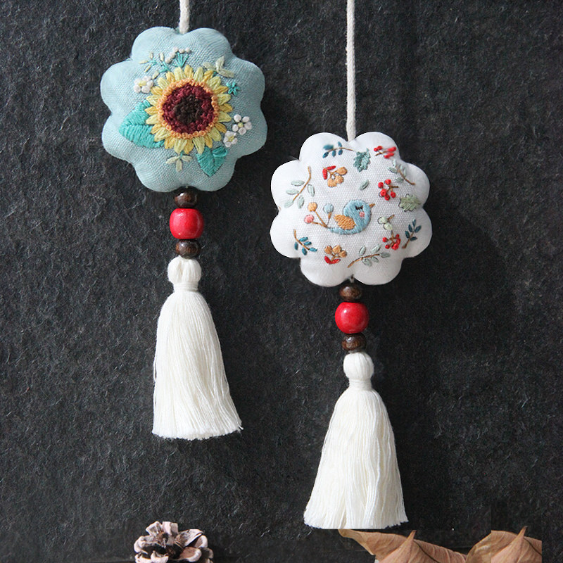 手工挂饰车挂制作亲手男友情侣吊穗御守diy缝纫diy材料套装