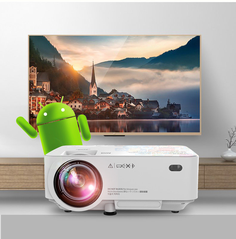 t1手机投影仪家庭影院 办公宿舍家用儿童教学便携式微型小投影机