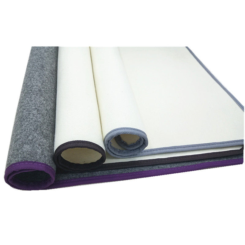 定做加厚奥羊毛5mm书画毡书法毛笔垫国画羊毛毡垫绘画毯毛毡桌布