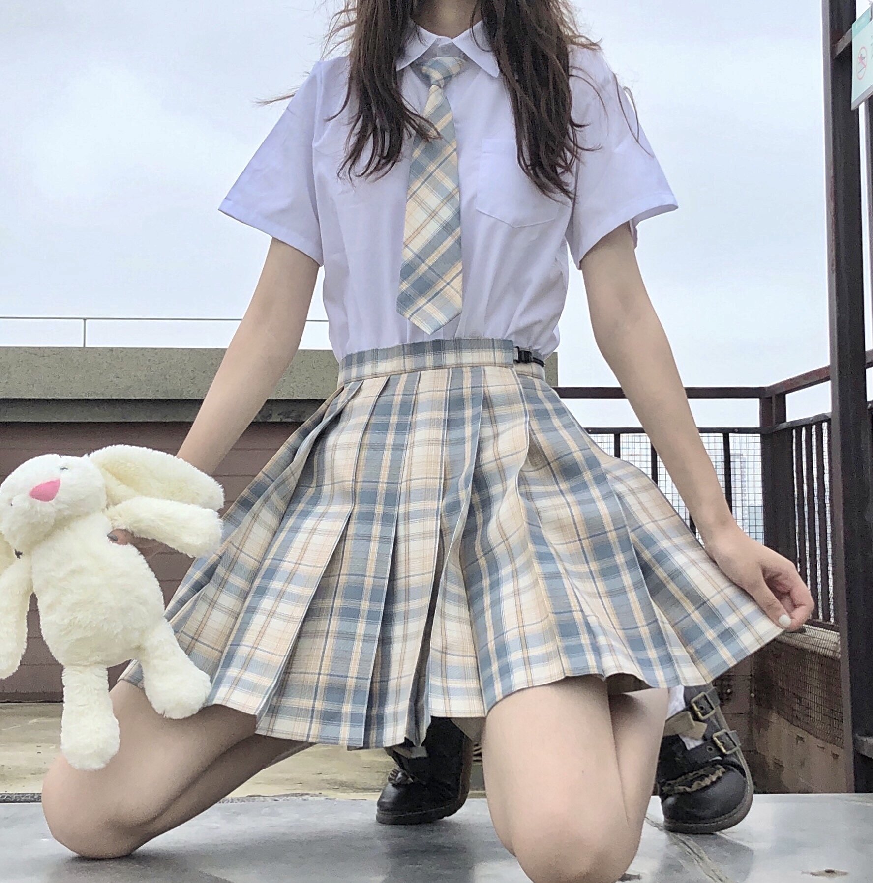 包邮春夏正统jk制服格裙百褶裙日系学院风女学生校服