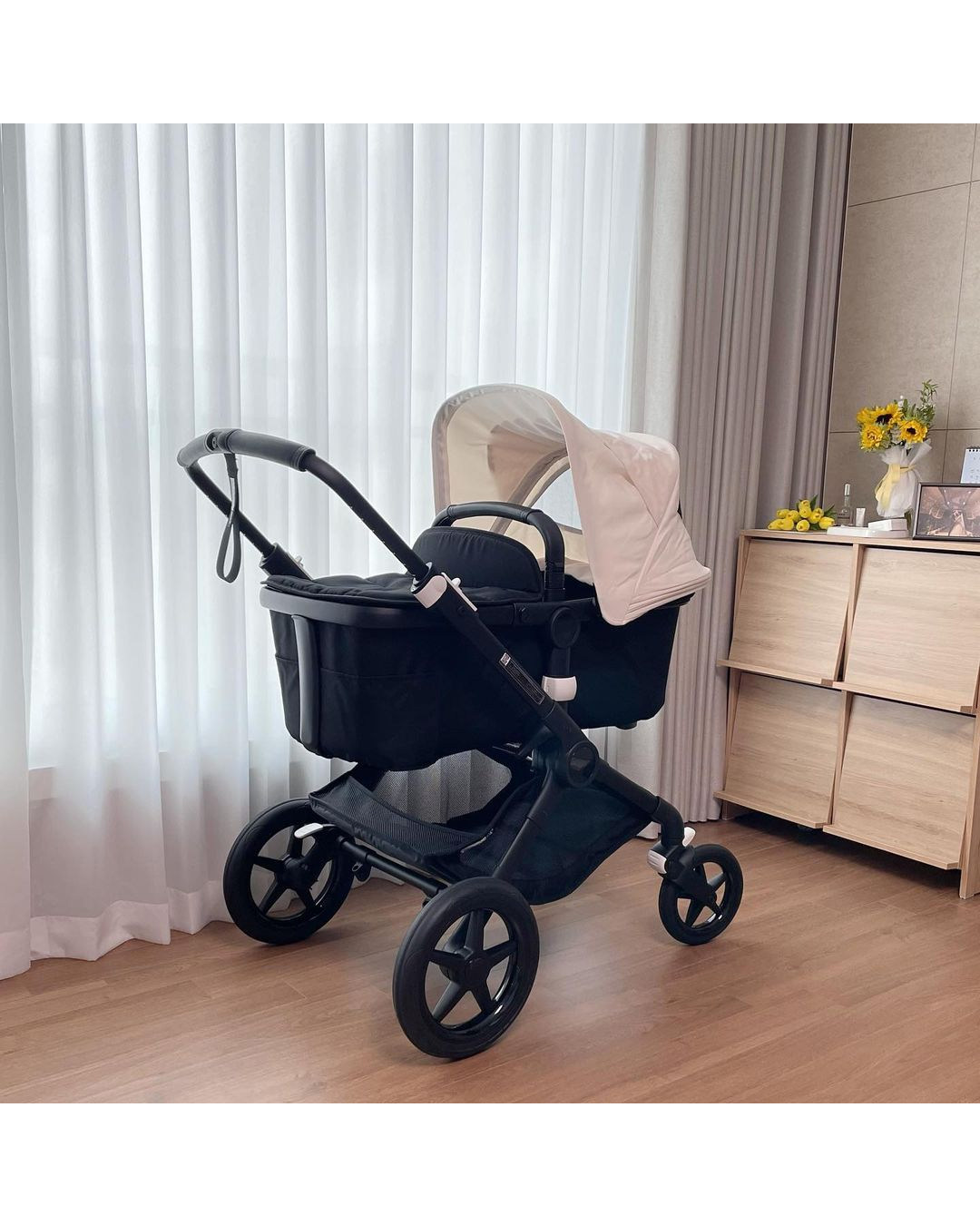 宝宝新款bugaboofox3婴儿车推车地形高景观座椅双向四轮推车