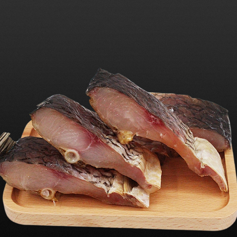 绍兴特产青鱼干鱼块年货螺蛳青咸鱼干淡水腊鱼干风干螺丝青1斤装