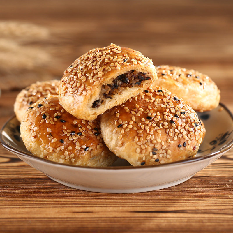 【默香】正宗金华酥饼梅干菜扣肉黄山烧饼浙江特产糕点零食品小吃