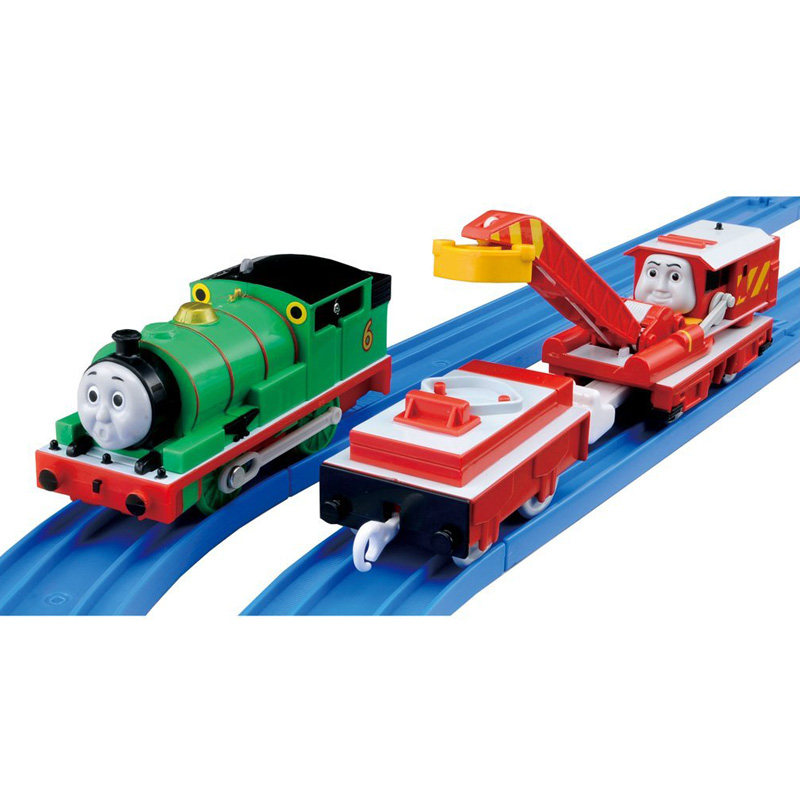 tomy洛奇吊车玩具瑞恩帆船消防车弗林加图尔电动火车礼物