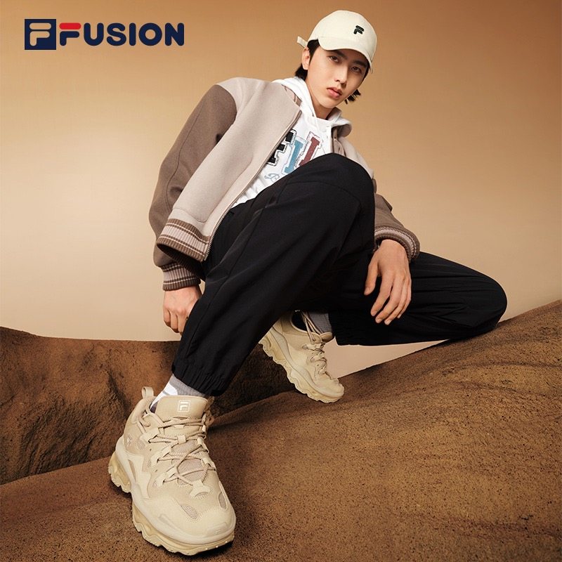 蔡徐坤同款filafusion斐乐男鞋2022新款老爹潮流运动休闲鞋
