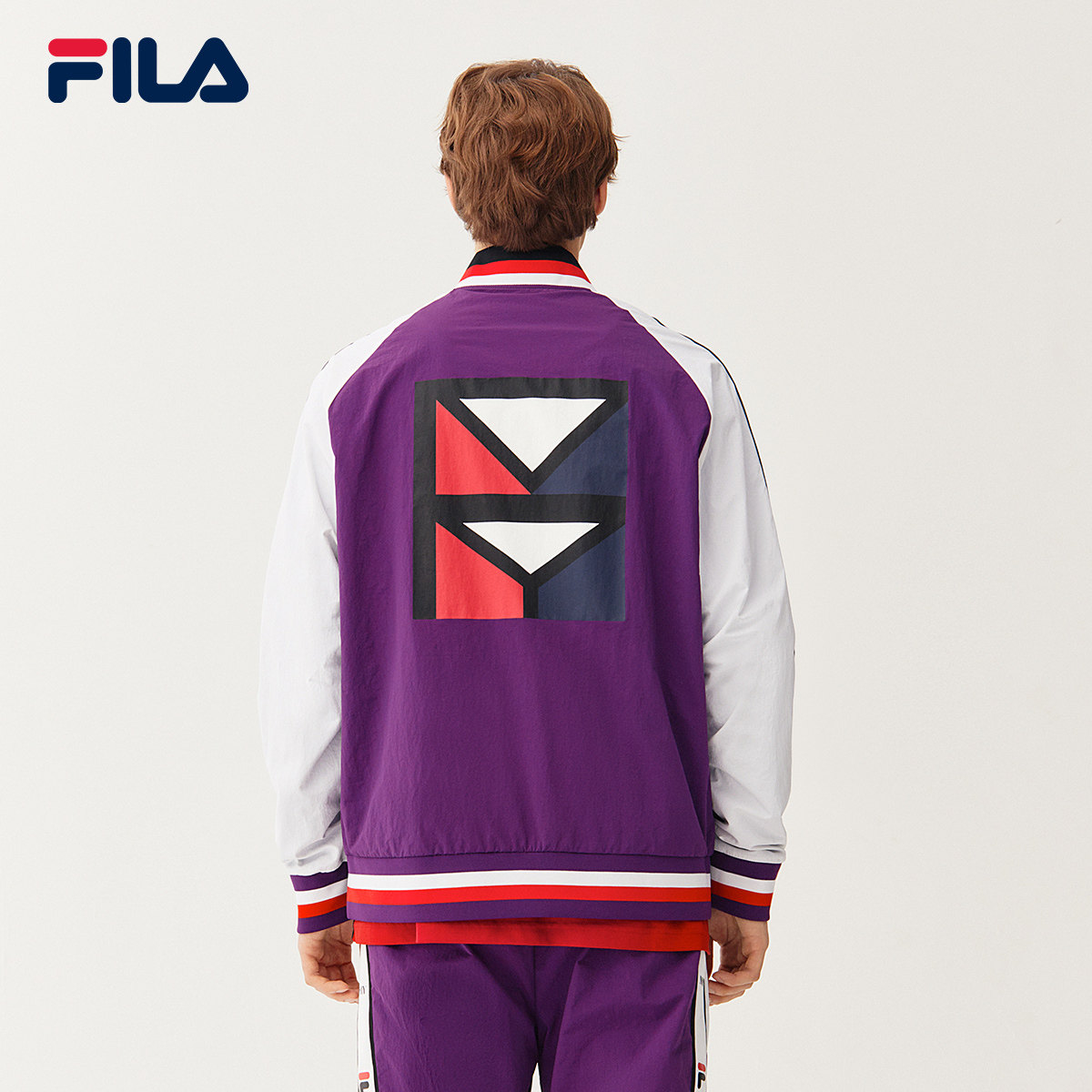 filaxmihara斐乐联名男士梭织上衣2021年运动茄克