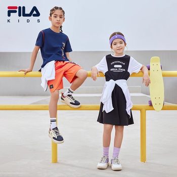 FILA KIDS FILA ເກີບເດັກນ້ອຍເກີບ sneakers ເດັກນ້ອຍ 2024 summer ແບບໃຫມ່ຄລາສສິກຄົນອັບເດດ: ເກີບບາດເຈັບແລະສໍາລັບຜູ້ຊາຍແລະແມ່ຍິງ