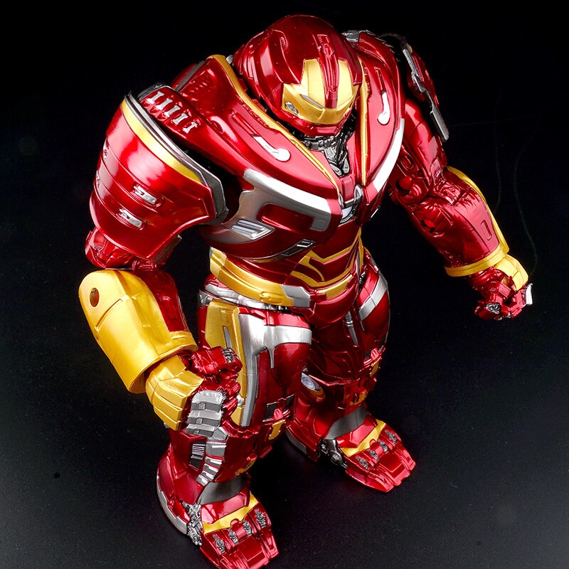 中动正版漫威发光反浩克装甲模型复仇者联盟3钢铁侠手办生日礼物