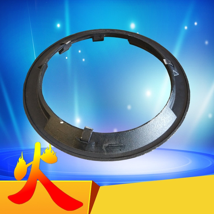 小炒炉圈深六坑炉圈酒店灶圈14寸炉灶生铁圈铸铁锅圈商用炉具配件